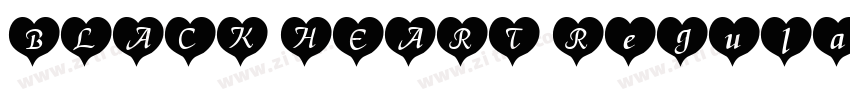 BLACK HEART Regular字体转换 BLACK HEART Regular字体转换